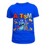 Camiseta camisa Autismo Tea 100 Algodão T shirt Premium