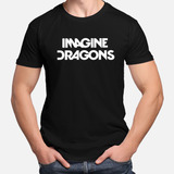Camiseta Camisa Banda Imagine Dragons Feminina Masculina M1