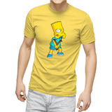 Camiseta Camisa Bart Lisa Homer Marge Simpsons Algodão 30.1