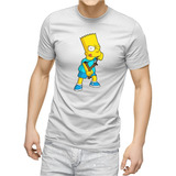 Camiseta Camisa Bart Lisa Homer Marge Simpsons Algodão 30.1