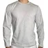 Camiseta Camisa Básica Manga Longa Cinza Masculina Promoção