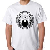 Camiseta Camisa Blusa Anonymous Legion Ciberativismo Global