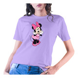 Camiseta Camisa Blusa Minnie Mickey Disney Unissex Algodão 