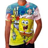 Camiseta Camisa Bob Esponja