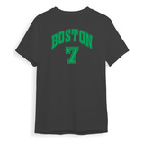 Camiseta Camisa Boston Basquete Basica Malha Premium 30.1 