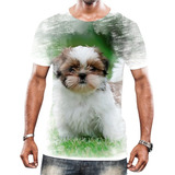 Camiseta Camisa Cachorros De Raça Madame Shih Tzu Pequeno 2