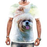 Camiseta Camisa Cachorros De Raça Madame Shih Tzu Pequeno 3