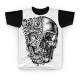 Camiseta Camisa Caveira Cranio