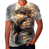 Camiseta Camisa Dragao Arte