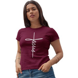 Camiseta Camisa Feminina Jesus