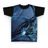 Camiseta Camisa Game Jogo Dragão Azul Rpg - I03