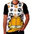 Camiseta Camisa Gato Garfield Desenho Kids Envio Rápido 01