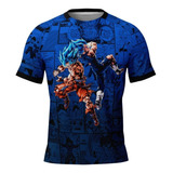 Camiseta Camisa Goku Vegeta