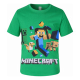 Camiseta Camisa Infantil Minecraft