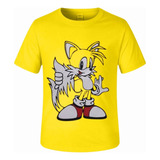Camiseta Camisa Infantil Sonic