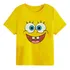 Camiseta Camisa Manga Curta Infantil Bob Esponja Algodão