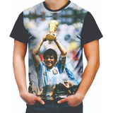 Camiseta Camisa Maradona Argentina Futebol Boca Juniors Hd24