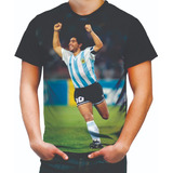 Camiseta Camisa Maradona Argentina Futebol Boca Juniors Hd26