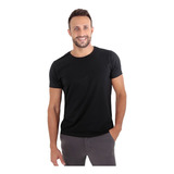 Camiseta Camisa Masculina Básica Slim Lisa Premium Algodão 