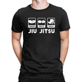 Camiseta Camisa Masculina Feminina Algodão Luta Jiu Jitsu M3