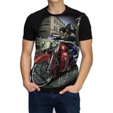 Camiseta Camisa Masculina Moto