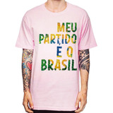 Camiseta Camisa Meu Partido