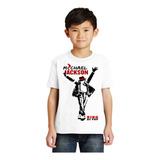 Camiseta Camisa Michael Jackson Cantor Infantil Criança (b)
