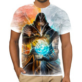 Camiseta Camisa Mortal Kombat