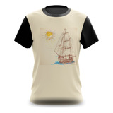 Camiseta Camisa Navio Pirata 07