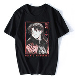 Camiseta Camisa Neon Genesis Evangelion Misato Anime Mangá