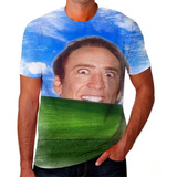 Camiseta Camisa Nicolas Cage