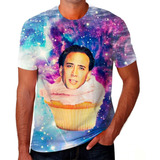 Camiseta Camisa Nicolas Cage Memes Ator Engraçado 003