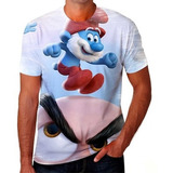 Camiseta Camisa Papai Smurf