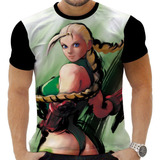 Camiseta Camisa Personalizada Game Street Fighter Cammy 1