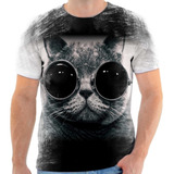 Camiseta Camisa Personalizada Gato