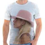 Camiseta Camisa Personalizada Lady Gaga Cantora 9.