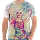 Camiseta Camisa Personalizada Marilyn