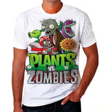 Camiseta Camisa Plantas Vs Zombies Envio Rápido Jogo Games