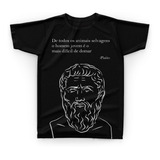 Camiseta Camisa Platao Frase