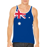 Camiseta Camisa Regata Seleção País Austrália Treino Verão