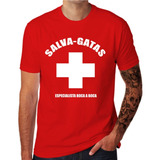 Camiseta Camisa Salva Gatas