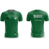 Camiseta Camisa Seleção Arabia Saudita Saudi Copa Do Mundo2