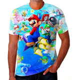 Camiseta Camisa Super Mario Bros World Jogo Envio Rapido 01