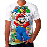 Camiseta Camisa Super Mario Bros World Jogo Envio Rapido 02