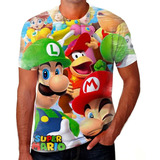 Camiseta Camisa Super Mario