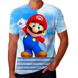 Camiseta Camisa Super Mario Bros World Jogo Envio Rapido 12