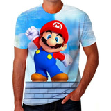Camiseta Camisa Super Mario