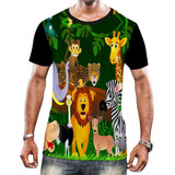 Camiseta Camisa Tema Safari