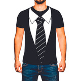 Camiseta Camisa Terno Gravata