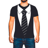 Camiseta Camisa Terno Gravata Smolking Blaser Masculina 1